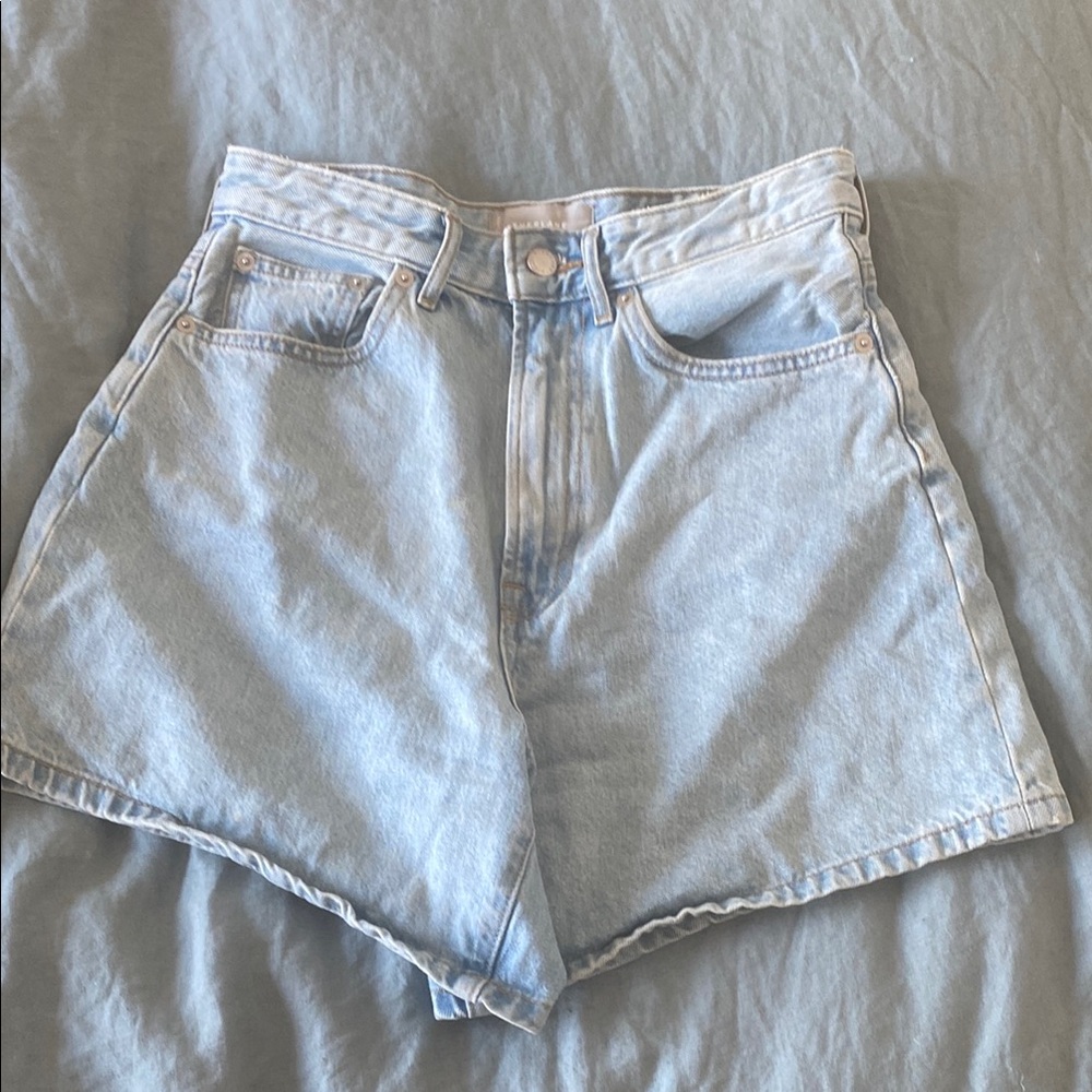 Everlane A-Line Denim Short - Light Wash
